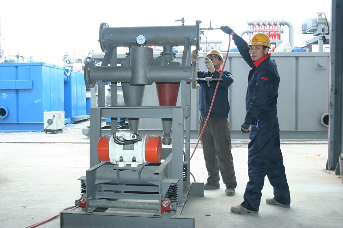 desander presure test